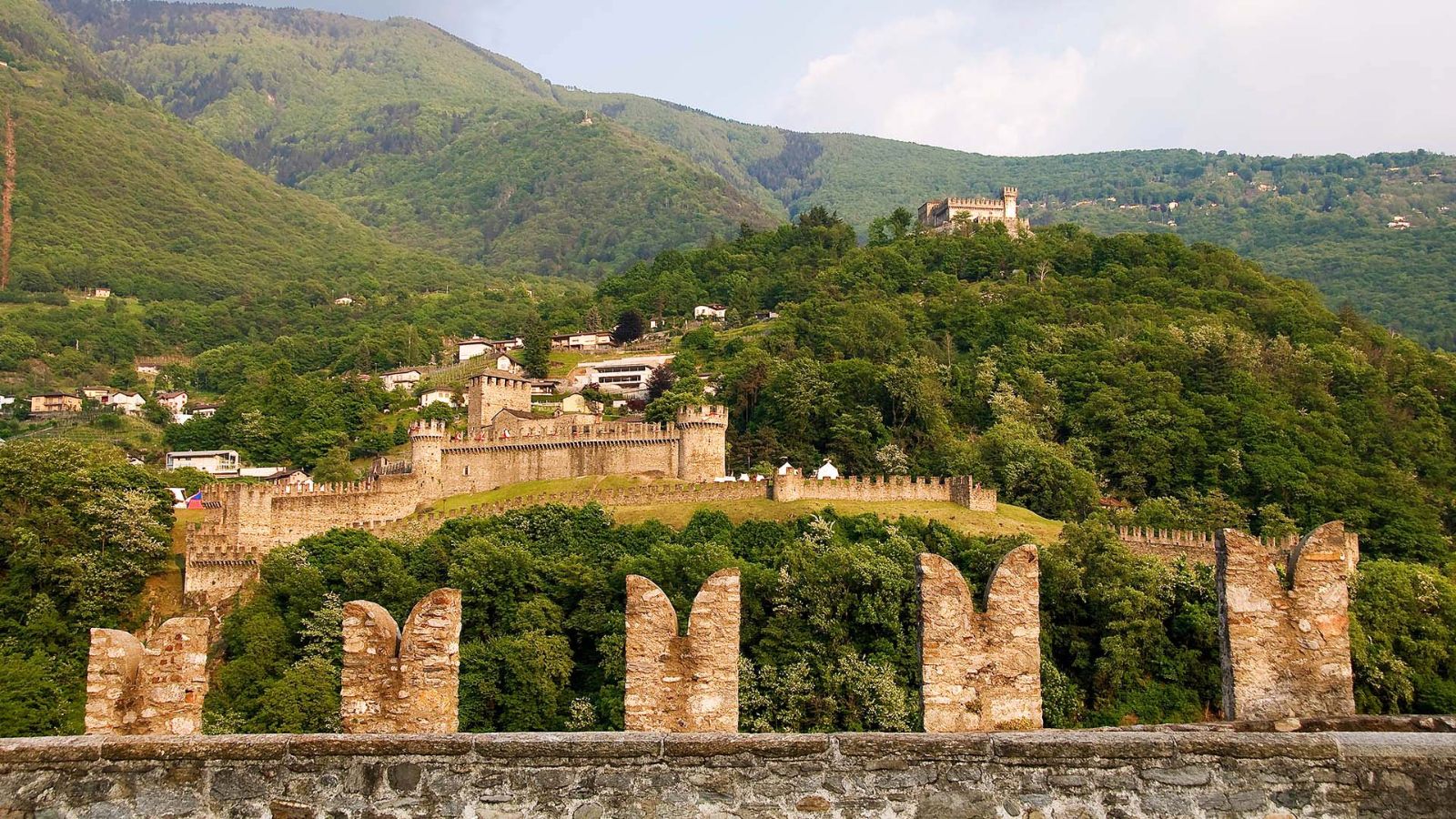 I tre castelli Patrimonio mondiale dell'UNESCO