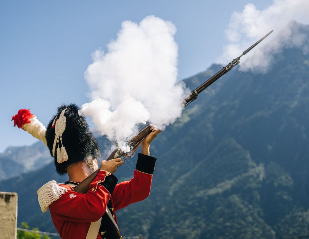 Salutschüsse sind Teil der Tradition