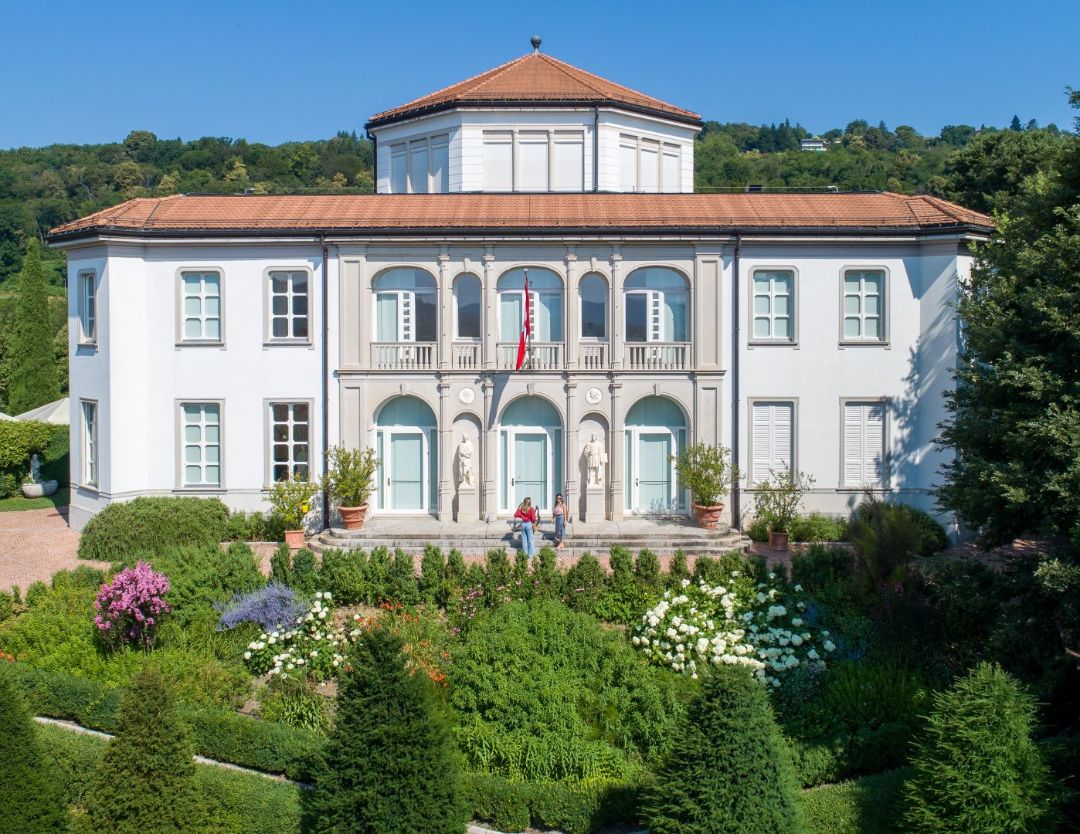 Die Villa aus dem 19. Jahrhundert des Museo Vincenzo Vela