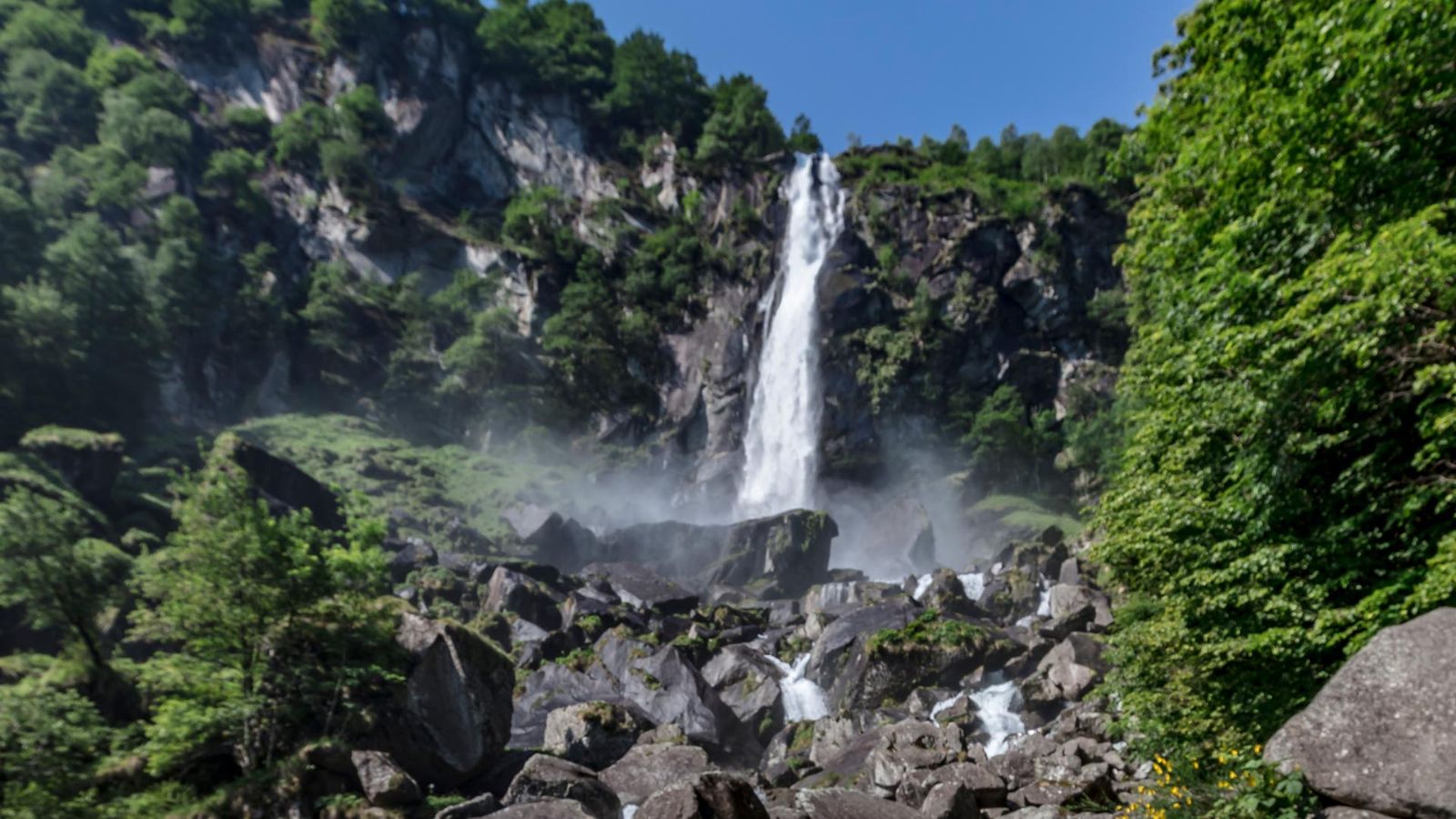 Foroglio, waterfall of 108 m 