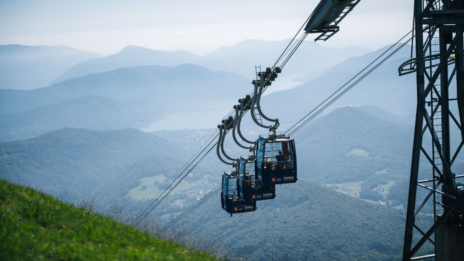Monte Lema: cable car ride to the summit.