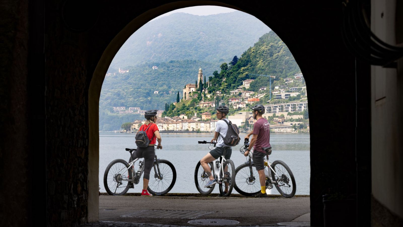 View of Morcote, one of Switzerland’s most beautiful villages