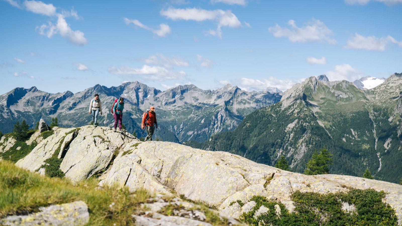 Alpine panorama in the Lavizzara Valley