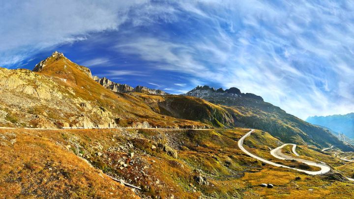 Mountains and valleys of Ticino