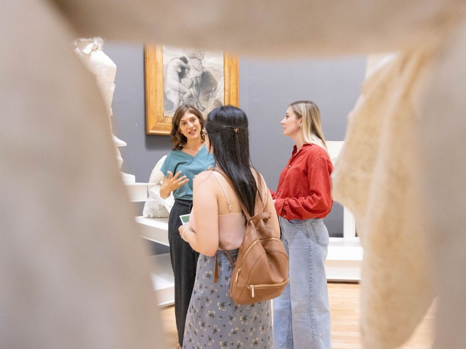 Begegnung und Austausch mit Antonia Nessi im Museo Vincenzo Vela