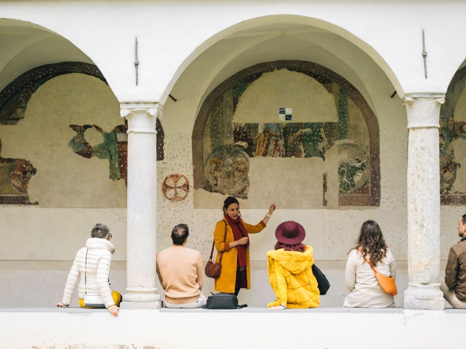 Der Kreuzgang von S. Maria degli Angeli in Lugano