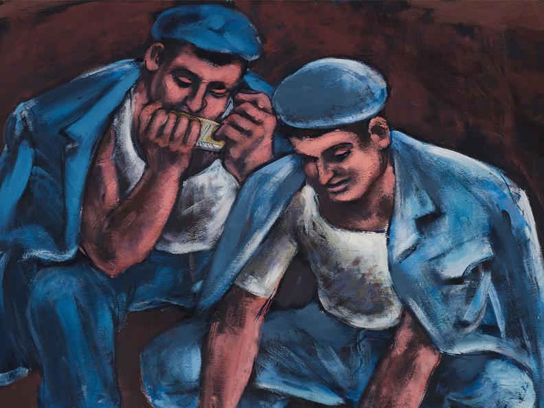 Image 2 - Mario Comensoli (1922-1993), the “Men in Blue”