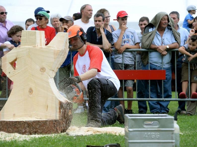 Image 0 - Holzfäller-Fünfkampf und Schweizer- und Europameisterschaften im Holzsport 