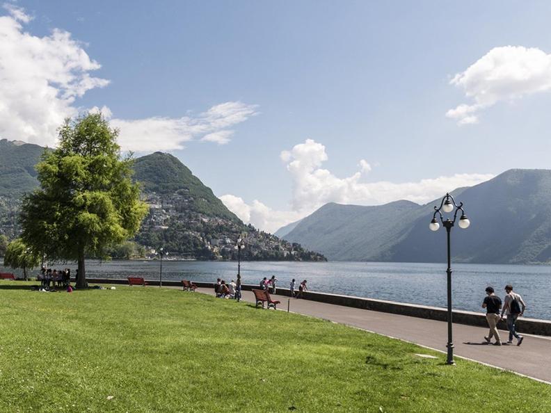 Image 1 - Belvedere garden and lakeshore promenade in Lugano