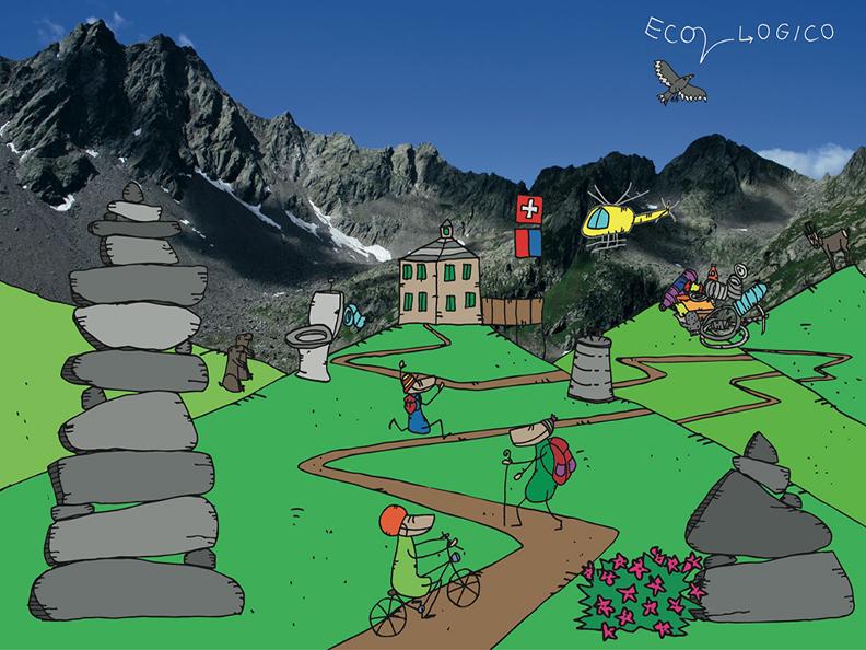 Image 2 - MontagnePulite - Nachhaltige Bewirtschaftung der Berghütten im Tessin