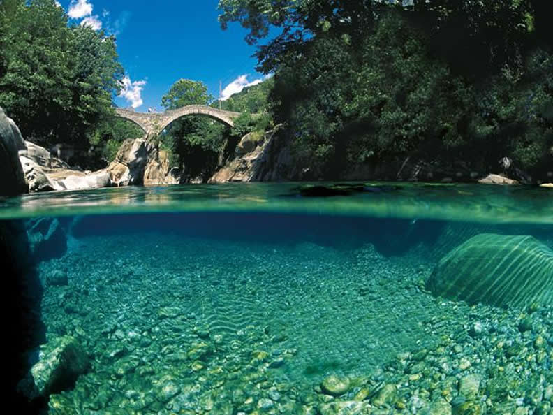 Die Römerbrücke Ponte dei Salti, Lavertezzo - Aktivitäten im Tessin