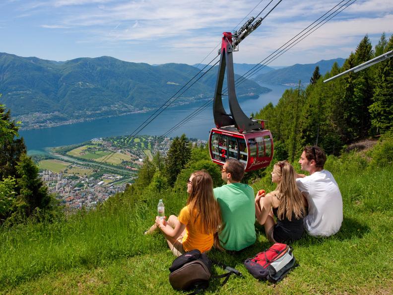 Image 0 - Cable car and chair lift Orselina - Cardada - Cimetta